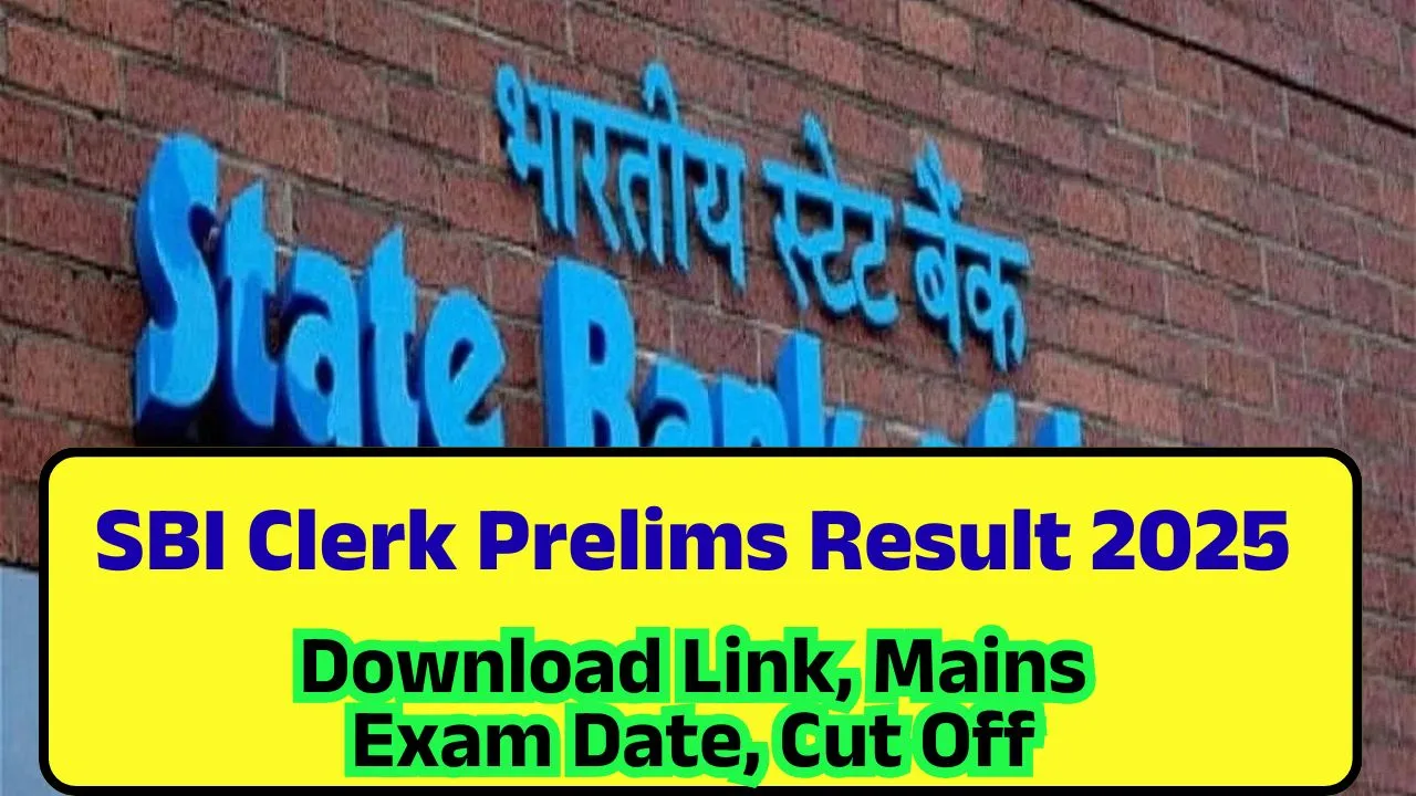 SBI Clerk Prelims Result 2025
